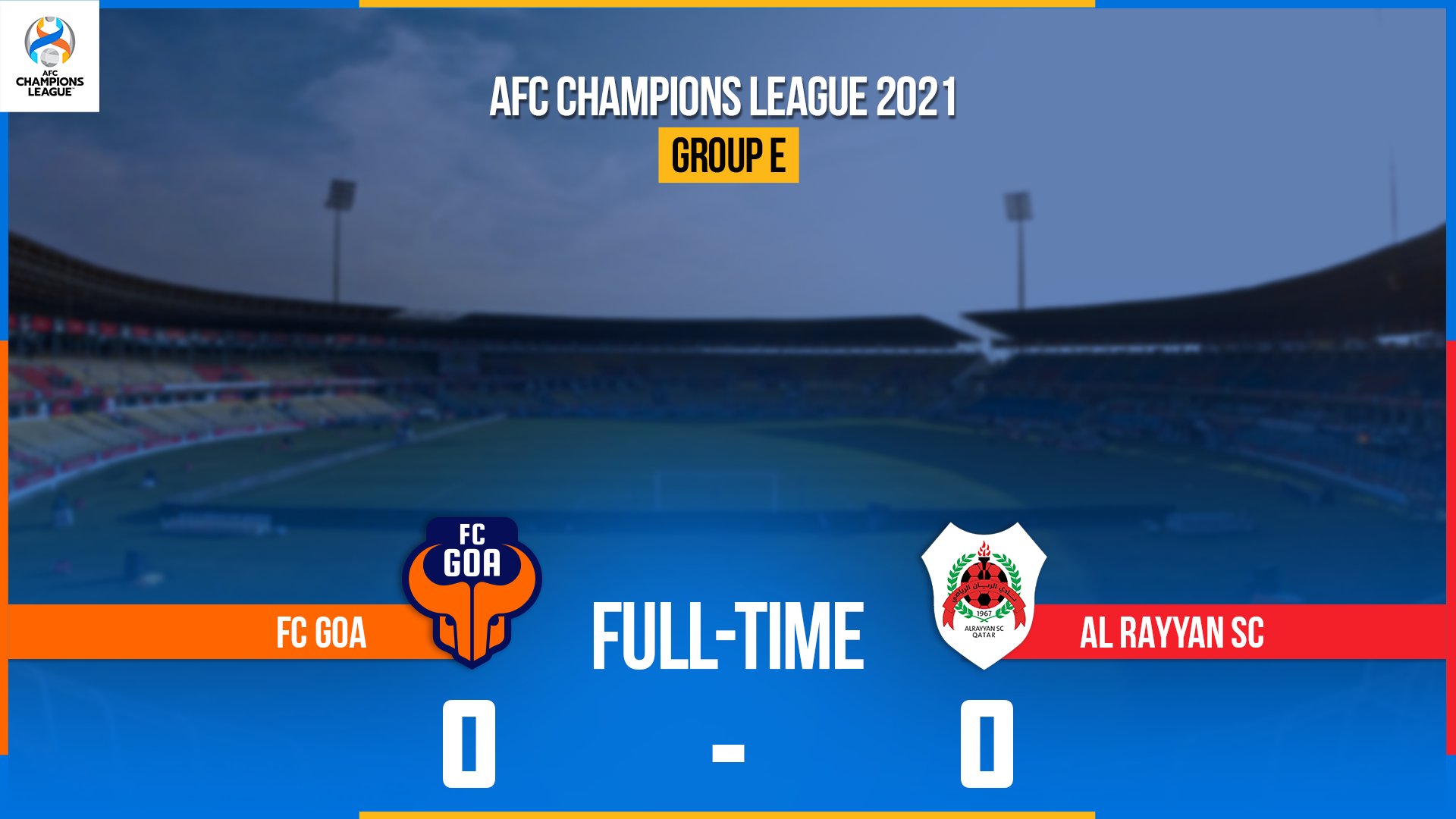 FC+Goa+hold+Al-Rayyan+to+a+goalless+draw+in+their+debut+ACL+2021+match